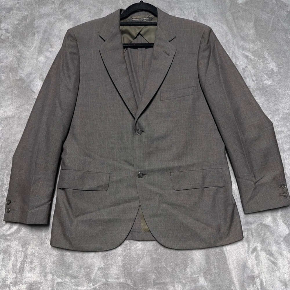 VTG Brooks Brothers Makers Sport Coat Mens 42 Gray 50s 60s Wool Blazer Jacket‎